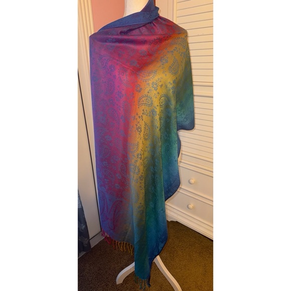 Rainbow Wrap/Scarf - Picture 5 of 6